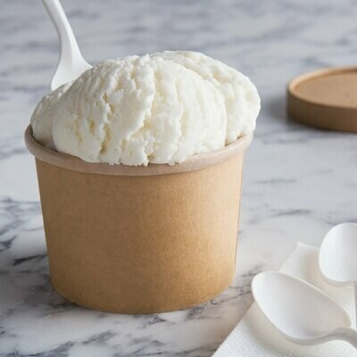 Tub Paper XJ Kraft 250 ml (each) - **LID NOT INCLUDED**