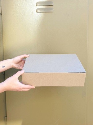 Box Corrugated Parcel Large - 330 x 240 x 85 mm Kraft (ea)