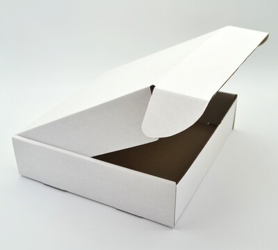 Box Corrugated Patti 255 x 245 x 65 mm White (ea)