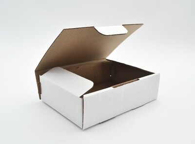Box Corrugated Parcel Small - 155 x 105 x 43 mm White (ea)