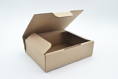 Box Corrugated Parcel Medium - 205 x 155 x 85 mm Kraft (ea)