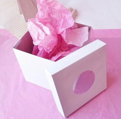 Cake Box Corrugated White 10" Base 25 High + Soft Lid (ea)