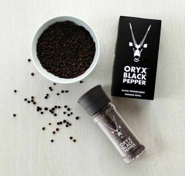 Oryx Black Pepper Grinder 50g (ea)