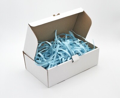 Shredded Narrow Cut Paper 90g - Pastel Blue (ea)