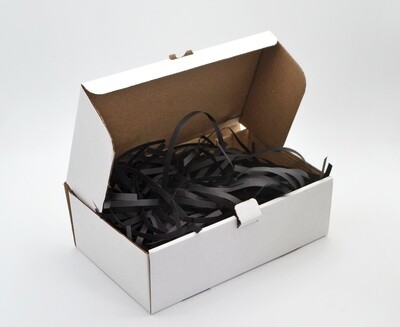 Shredded Narrow Strip Cut Paper 90g - Black (ea)