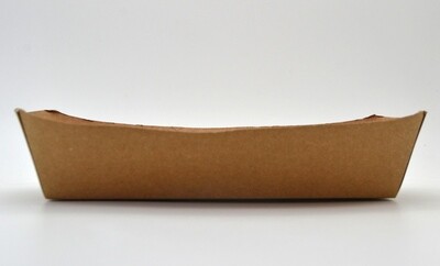Eco Kraft Polylined Food Tray Hot Dog 850 ml (Qty 50)