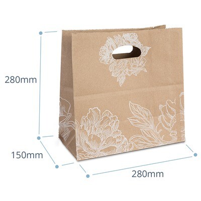 Paper Bag Opol Handle Grace 280x280x150 (Qty 25)