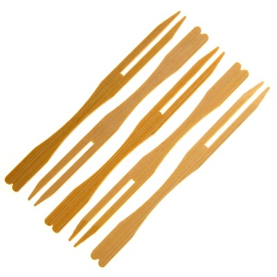 Bamboo Fruit Forks 9cm – Disposable (Pack of 100)