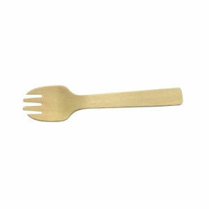Wooden Forks 103mm – Disposable Cutlery (Pack of 100))