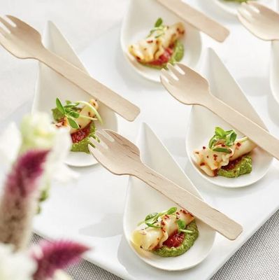 Wooden Forks 103mm – Disposable Cutlery (Pack of 100))