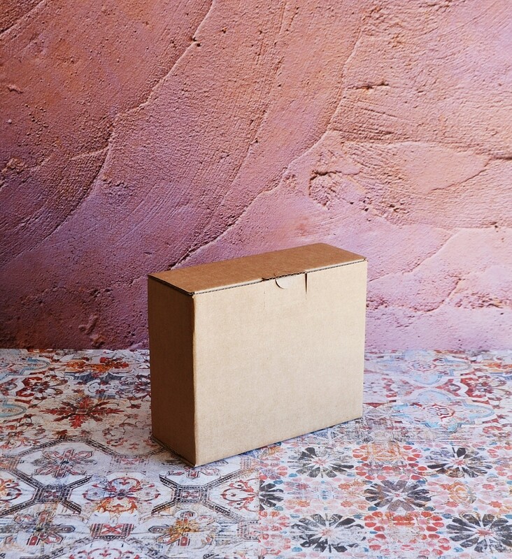 Box Corrugated Shipping CQUENCE- 190 x 75 x 160 mm Kraft (ea)