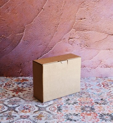 Box Corrugated Shipping CQUENCE- 190 x 75 x 160 mm Kraft (ea)