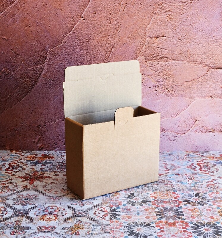 Box Corrugated Shipping CQUENCE- 190 x 75 x 160 mm Kraft (ea)