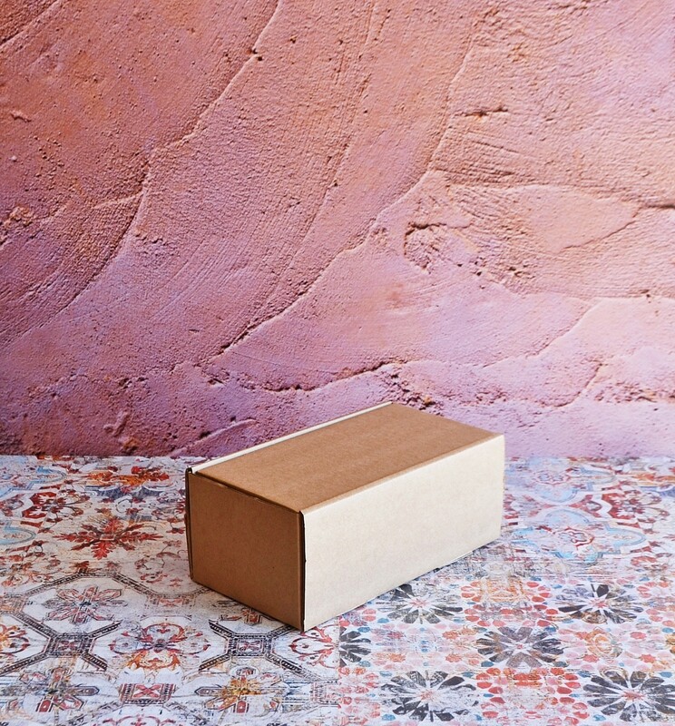 Box Corrugated Shipping SLB Cell - 100 x 205 x 80 Kraft (ea)