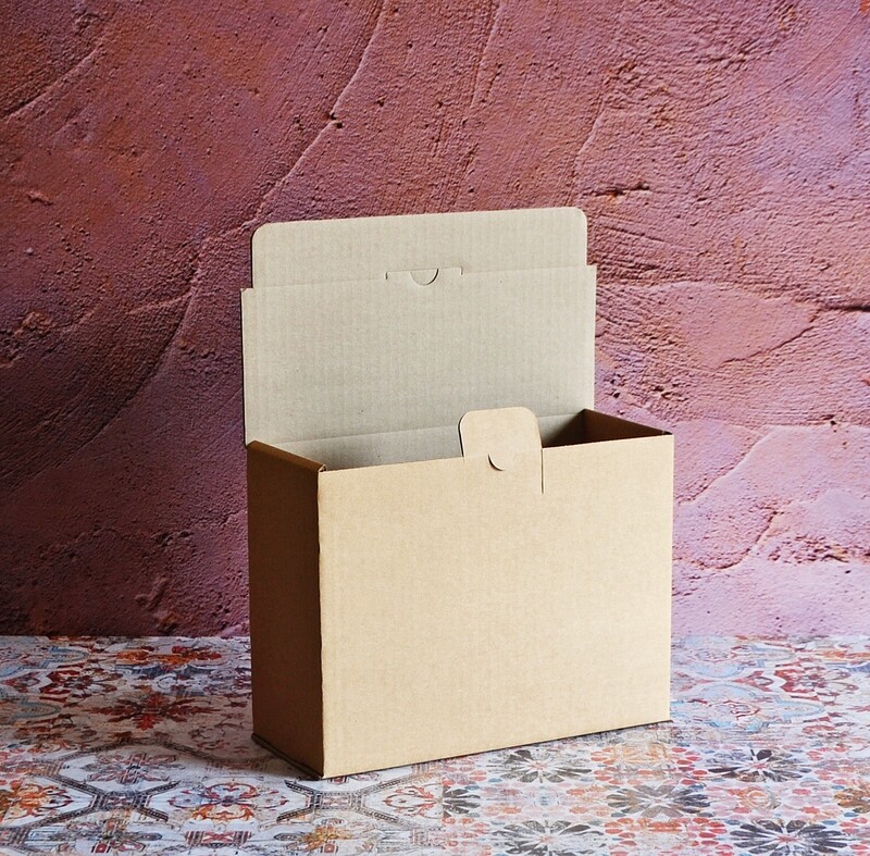 Box Corrugated Shipping AF - 230 x 90 x 175 mm Kraft (ea)
