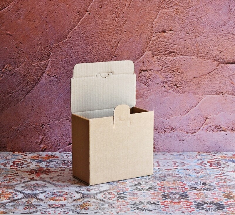 Box Corrugated Shipping AJ - 160 x 80 x 135mm Kraft (ea)