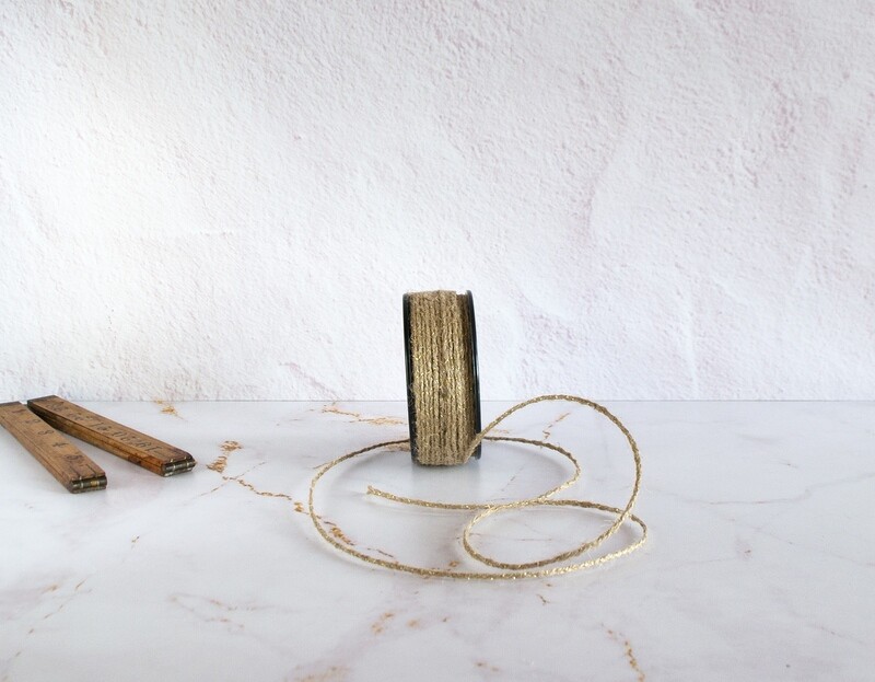 Jute Twine Gold LX - 2mmx50m