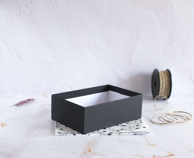 Chipboard Box Black 180 x 120 x 60 mm (each)