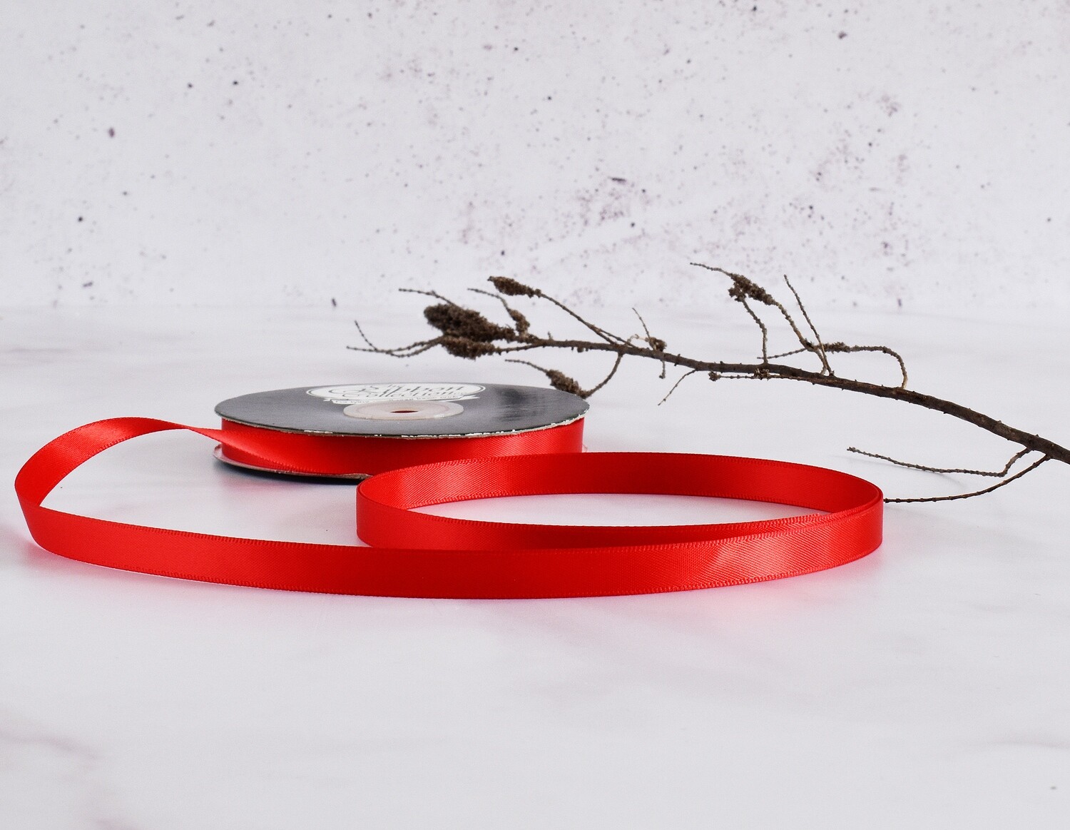 Satin Ribbon Luxury Rouge 10 mm x 30 m (double faced)