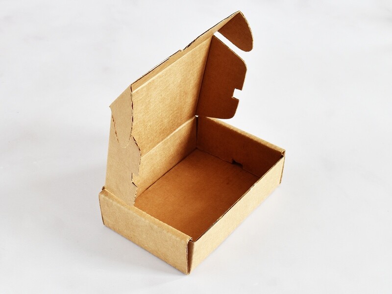 Gift box Corrugated Kraft  small 110 mm x 70 mm x 30 mm (ea)