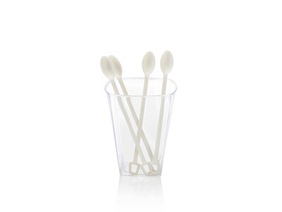 Cutlery Compostable Stirrer with Spoon 130mm (100)
