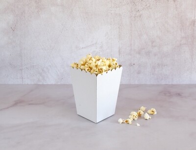 Box Popcorn Small White 105 x 105 x 155 mm (each)