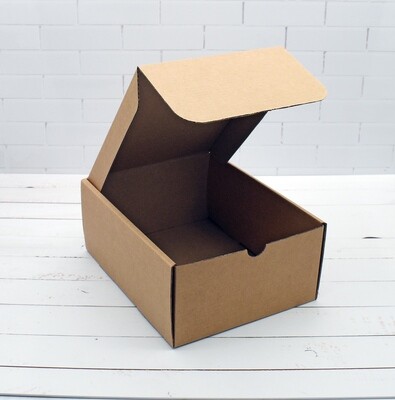 Box Corrugated Shipping - 200 x 160 x 85 mm Kraft (ea)