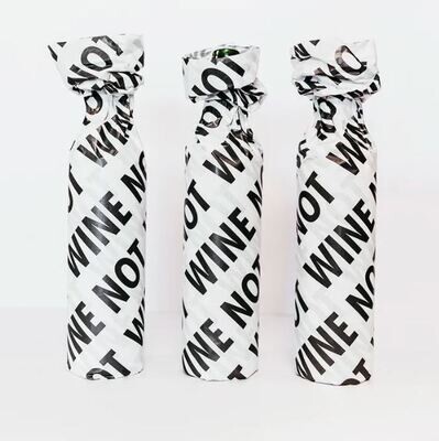 Tissue Paper - Wine Not - Black on White (Qty 5)
