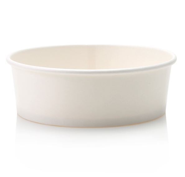 Paper Salad Bowl White 20oz (600ml) (Qty45)