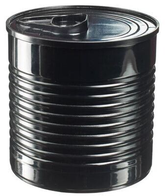Catering Tin Can 60ml Black (qty 25)