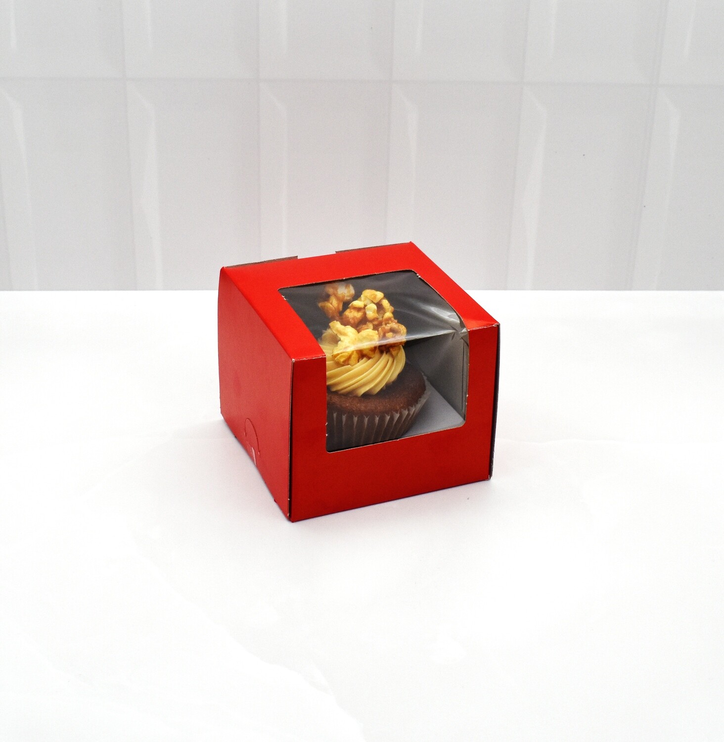 CupCake Single Window Red (ea)