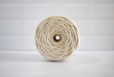 Cotton Twine 6mm Single Twist x 1kg - 100 meters (each)