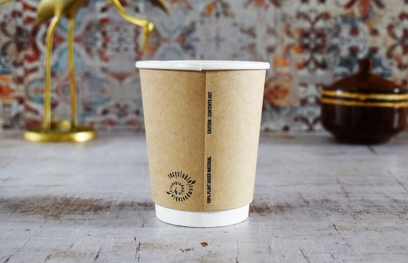Coffee Cup Double Wall "BioCup" 250 ml Kaft (50)