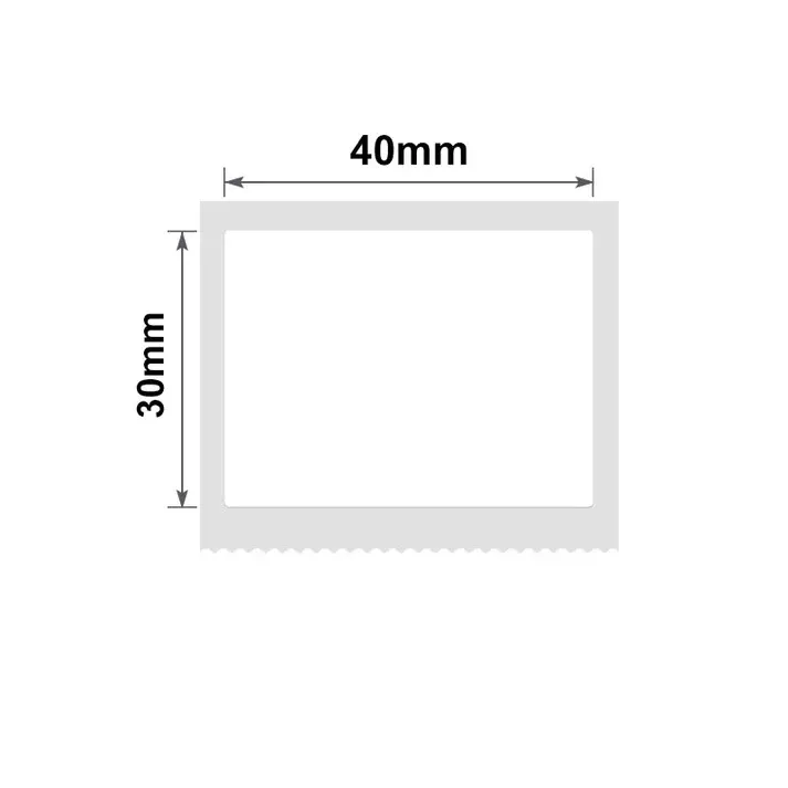 Niimbot B21/B3s - 30*40MM - 230 White Thermal Labels
