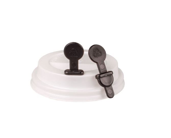 Coffee Lid Plug - Black (Qty 1000)