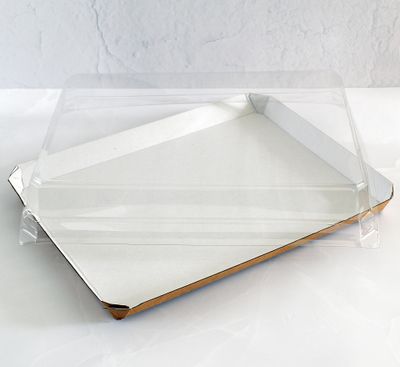 Catering Platter with PET Dome Lid 360 x 270 x 70mm (Each)