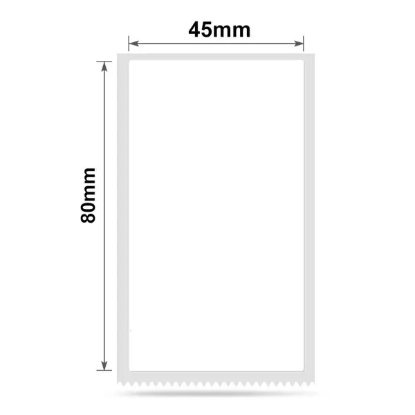 Niimbot B21/B3s - 80*45MM - 95 White Thermal Labels