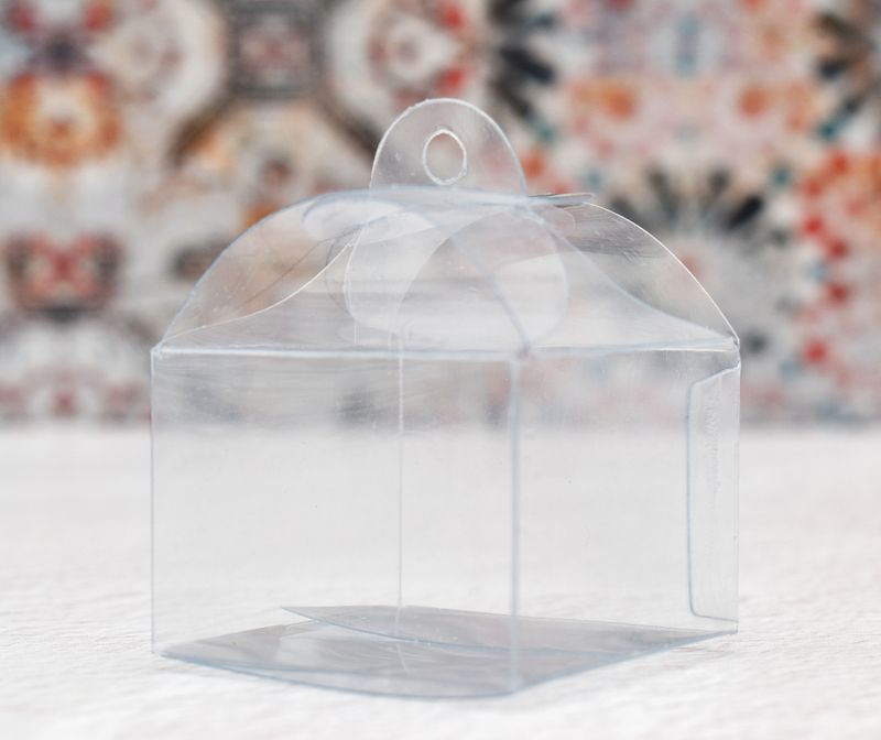PVC Macaroon Box 1 - 50 mm W x 50 mm L x 35 mm H