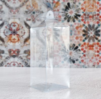 PVC Macaroon Box 4 - 50 mm W x 50 mm L x 105 mm H