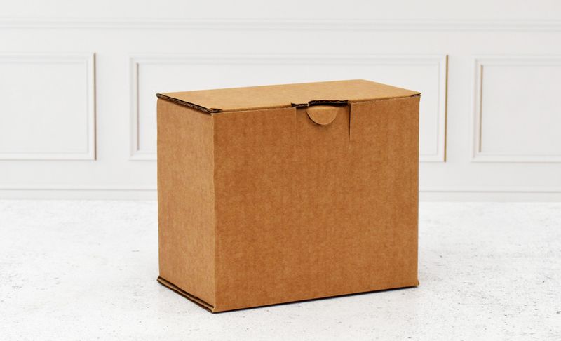 Box Corrugated Shipping G - 150 x 85 x 125mm Kraft (ea)