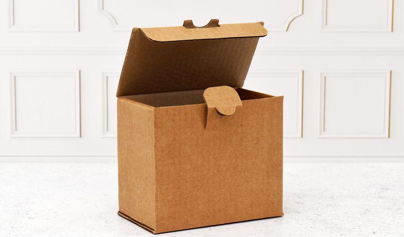 Box Corrugated Shipping G - 150 x 85 x 125mm Kraft (ea)