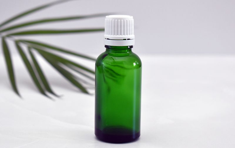Green Glass Bottle Dropper 30ml - Slow Flow Cap White
