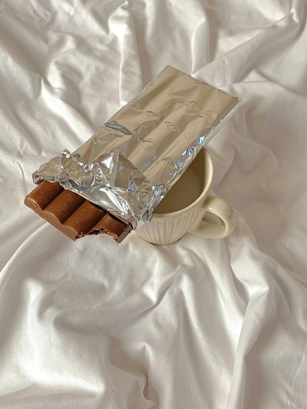 Chocolate Foil ± 53cm x 1M Silver(9mic)