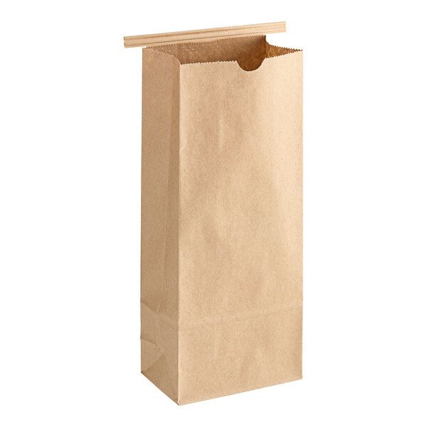 Paper Bag Brown Tin Tie- No Window 327x127x76mm (Qty 50)