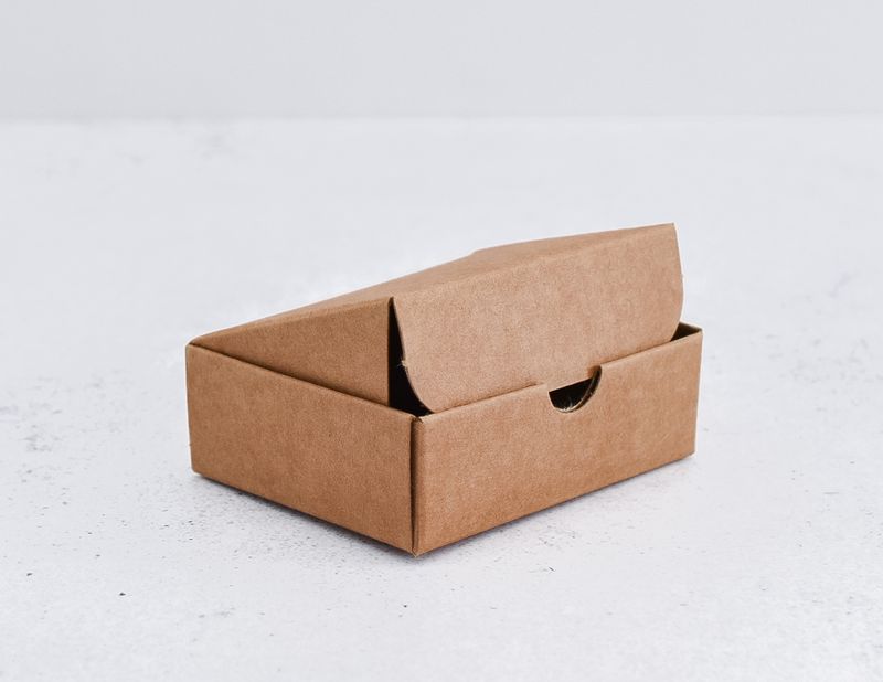 Gift Box Kraft Small 80 x 63 x 25 mm (ea)