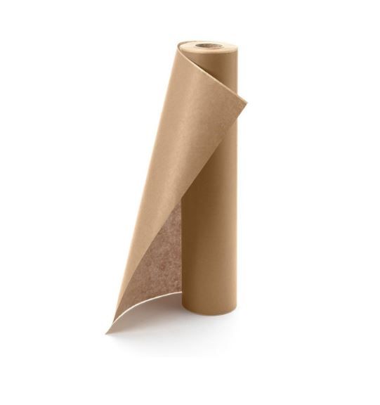 Giftwrap Roll Brown Kraft 500mmx10m 50gsm (ea)