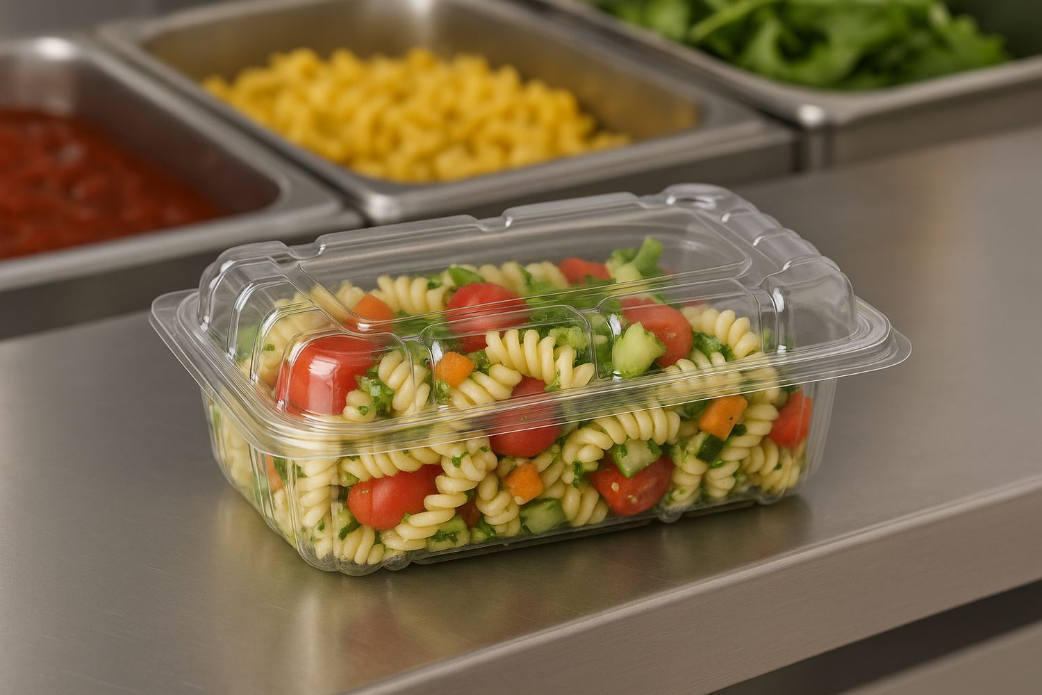 Z-Clamshell Rectangular Fast Food-Deep (Qty 50)