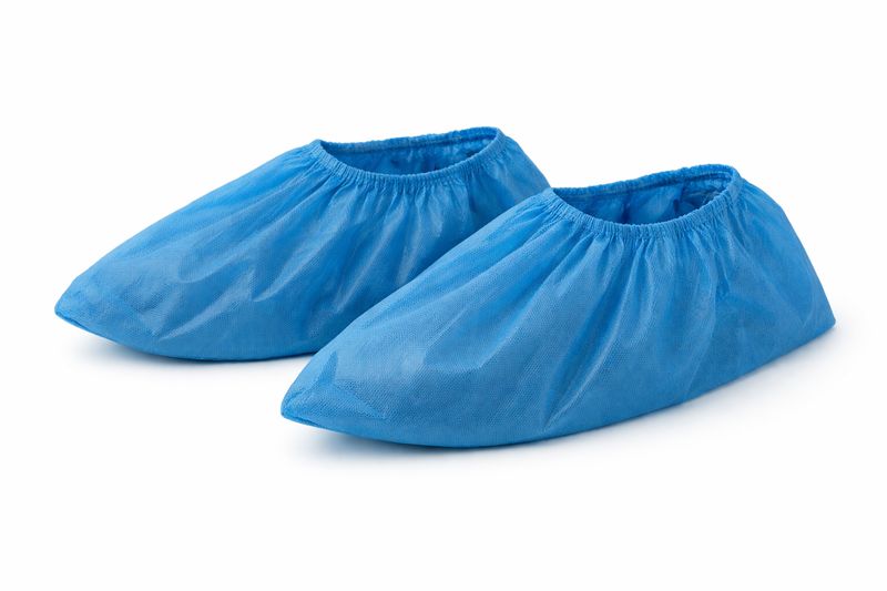 Disposable Shoe Covers Non-Vowen Blue (pack of 100)