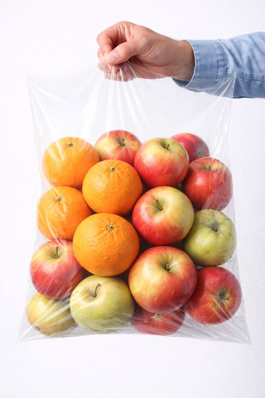Clear Plastic Bags 400 x 500 mm x 30 mic (Qty 250)