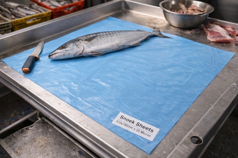 Plastic Snoek Blue Sheets 610mm x760 x20mic (Qty 500)